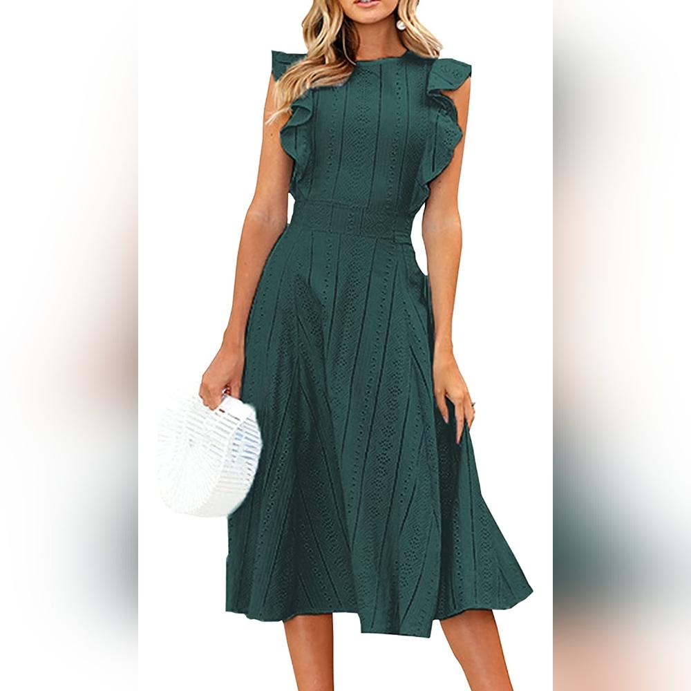 Ecowish Green Cocktail Dress size medium